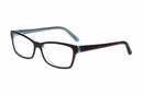 Visual Eyes Glasses AVRIL-TORTOISE-BLUE / Frame Only / Clear Taylor Avril
