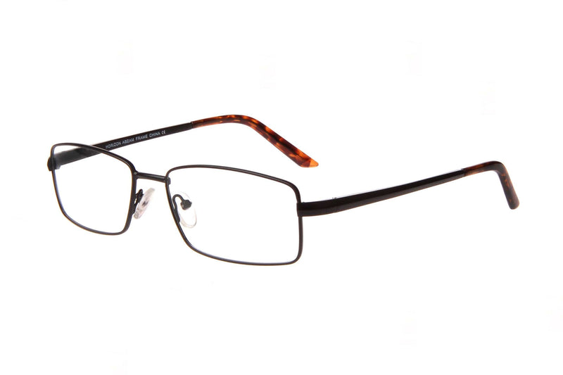 Visual Eyes Glasses BLACK / Frame Only / Clear Horizon Abeam