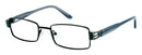 Visual Eyes Glasses BLACK / Frame Only / Clear Runway Couture 126