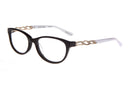 Visual Eyes Glasses BLACK / Frame Only / Clear Runway Couture 276