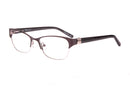 Visual Eyes Glasses BLACK-SILVER / Frame Only / Clear Mia Rae Lilly