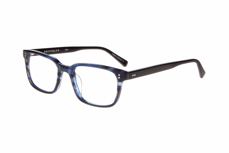 Visual Eyes Glasses BLUE DEMI / Frame Only / Frame Only Brooklyn Tripp