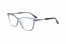 Visual Eyes Glasses BLUE / Frame Only / Clear Runway Couture 294