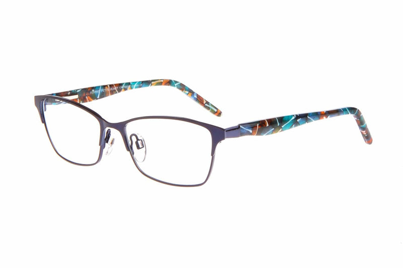 Visual Eyes Glasses BLUE / Frame Only / Clear Runway Petite 17