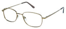 Visual Eyes Glasses BRONZE / Frame Only / Clear Success 6
