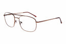 Visual Eyes Glasses BROWN / Frame Only / Clear Horizon Port