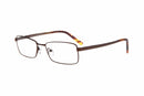 Visual Eyes Glasses BROWN / Frame Only / Clear Runway 166
