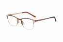 Visual Eyes Glasses BROWN / Frame Only / Clear Runway Couture 293