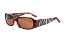 Visual Eyes Glasses BROWN / Frame Only / Clear Runway Sunwear 600