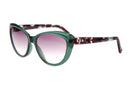 Visual Eyes Glasses GREEN / Frame Only / Clear Runway Sunwear 647