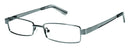 Visual Eyes Glasses GUNMETAL / Frame Only / Clear Runway 115