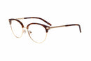 Visual Eyes Glasses HAVANA-GOLD / Frame Only / Clear Mia Rae Dylan