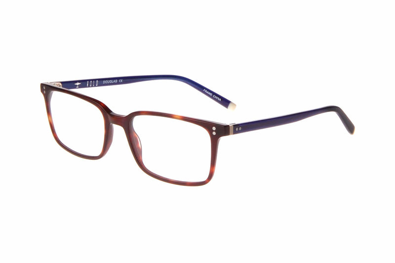 Visual Eyes Glasses Matt-Tort Blue / Frame Only / Clear Volo Douglas