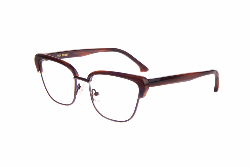 Visual Eyes Glasses Mulberry / Frame Only / Clear High Street Milan