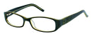 Visual Eyes Glasses OLIVE / Frame Only / Clear Runway Couture 212