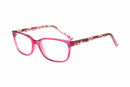 Visual Eyes Glasses PINK / Frame Only / Clear Runway Tween 40