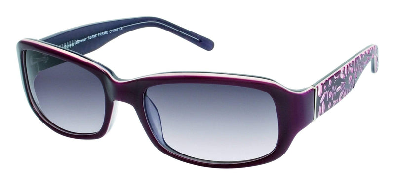 Visual Eyes Glasses PLUM / Frame Only / Clear Runway Sunwear 598