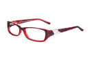 Visual Eyes Glasses RED / Frame Only / Clear Runway Couture 233
