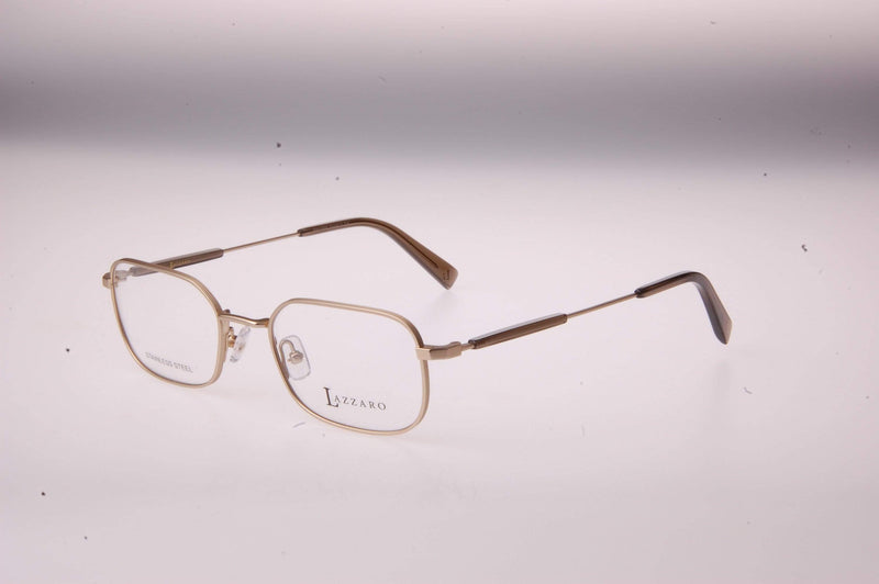 Visual Eyes Glasses SATIN-GOLD / Frame Only / Clear Lazzaro Luigi