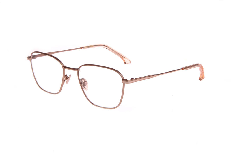 Visual Eyes Glasses Satin Rose / Frame Only / Clear High Street Perry