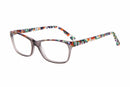 Visual Eyes Glasses SMOKE / Frame Only / Clear Runway Couture 279