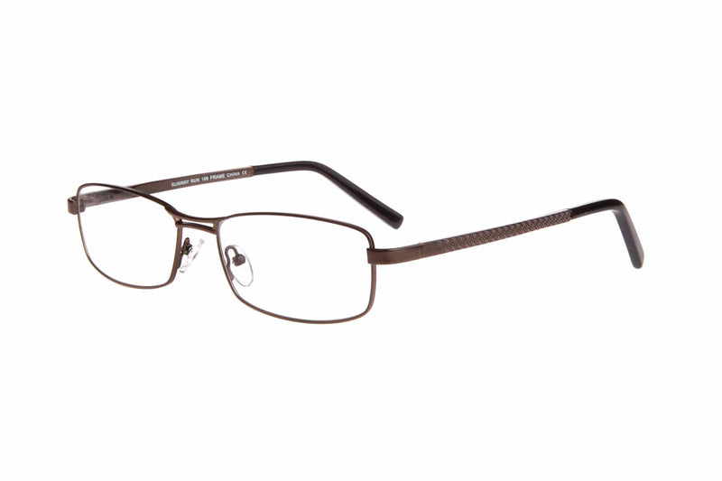 Visual Eyes Glasses TAUPE / Frame Only / Clear Runway 169