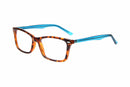 Visual Eyes Glasses TORTOISE-BLUE / Frame Only / Clear Envy Betty 2