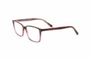 Visual Eyes Glasses TORTOISE-PURPLE / Frame Only / Clear Success 107