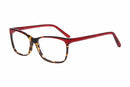 Visual Eyes Glasses TORTOISE-RED / Frame Only / Clear Runway Couture 282