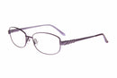 Visual Eyes Glasses VIOLET / Frame Only / Clear Runway Titanium 819