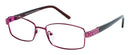 Visual Eyes Glasses WINE / Frame Only / Clear Runway Couture 203