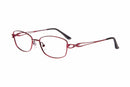 Visual Eyes Glasses WINE / Frame Only / Clear Runway Titanium 817