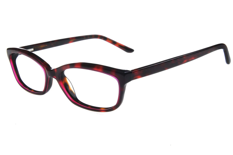 Visual Eyes Glasses WINE-TORTOISE / Frame Only / Clear Runway 156