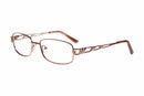 Visual Eyes Glasses YELLOW-GOLD / Frame Only / Clear Runway Titanium 815