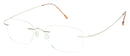 Visual Eyes Glasses YELLOW-GOLD / Frame Only / Clear Success 240